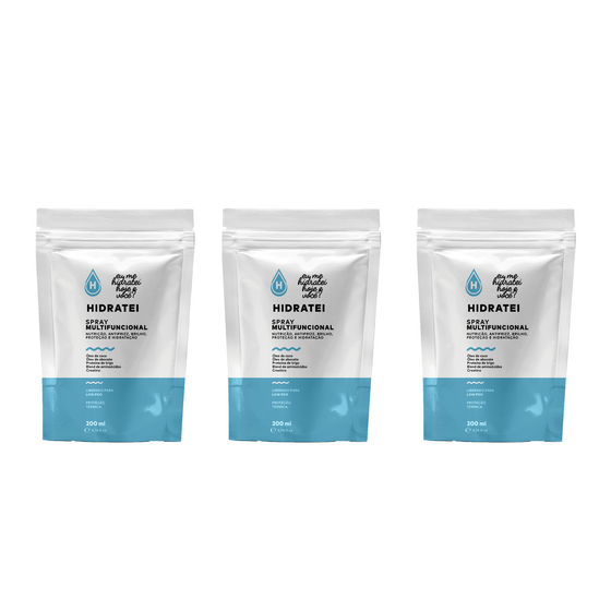 Kit 3 Refis Spray Leave-in Multifuncional