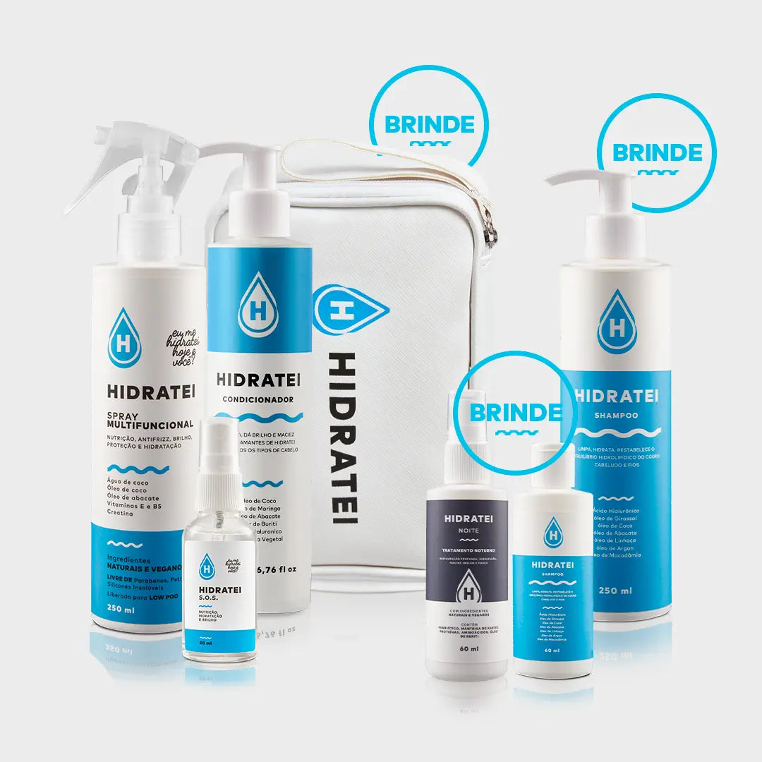 Kit Nutrição + Brindes Hidratei