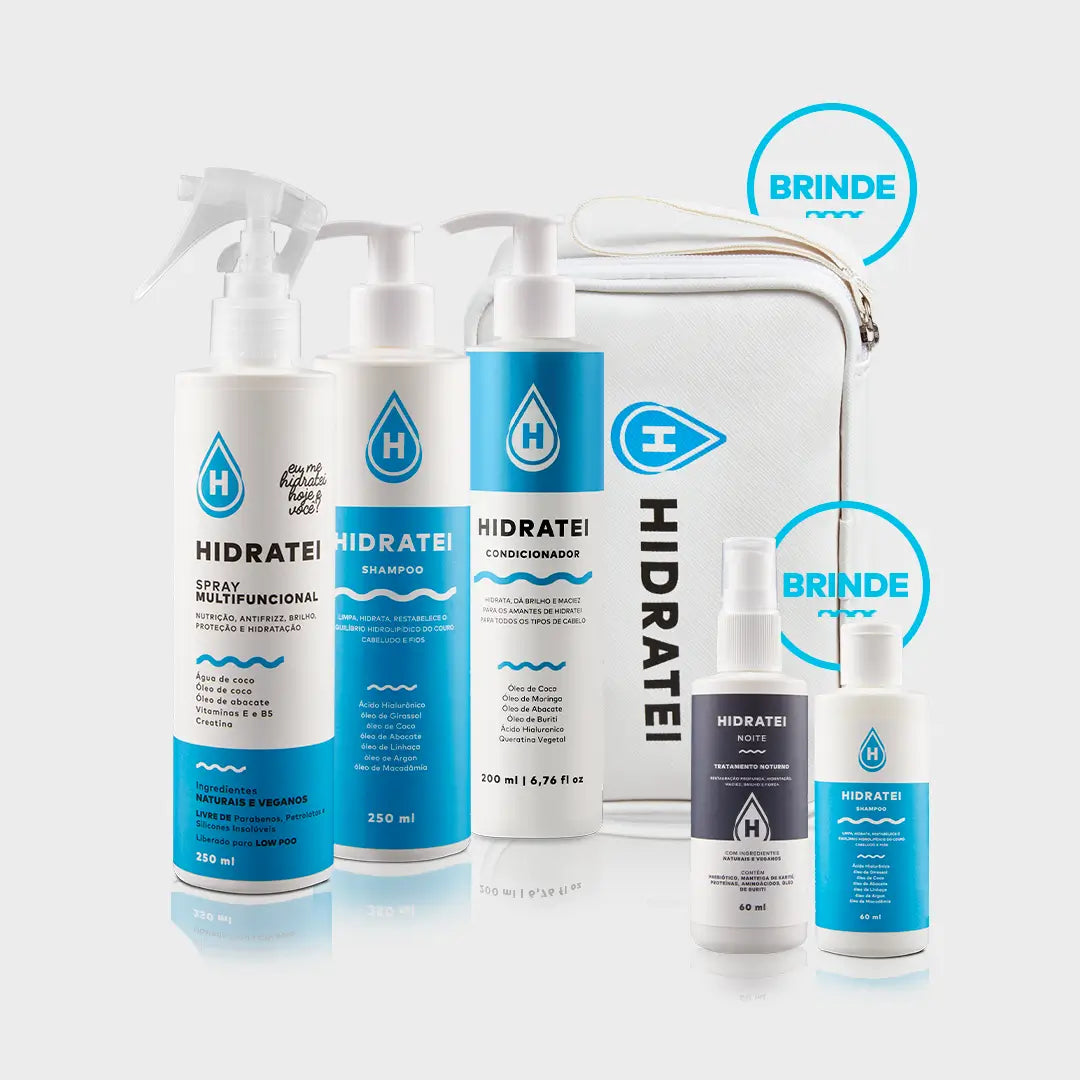 Kit Rotina Diária + Brindes Hidratei