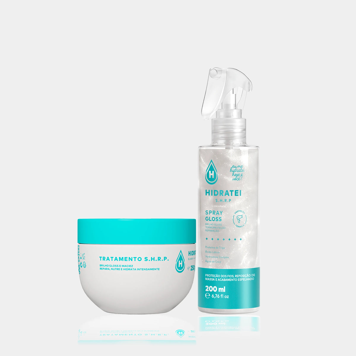 Kit S.H.R.P. Tratamento + Spray Gloss