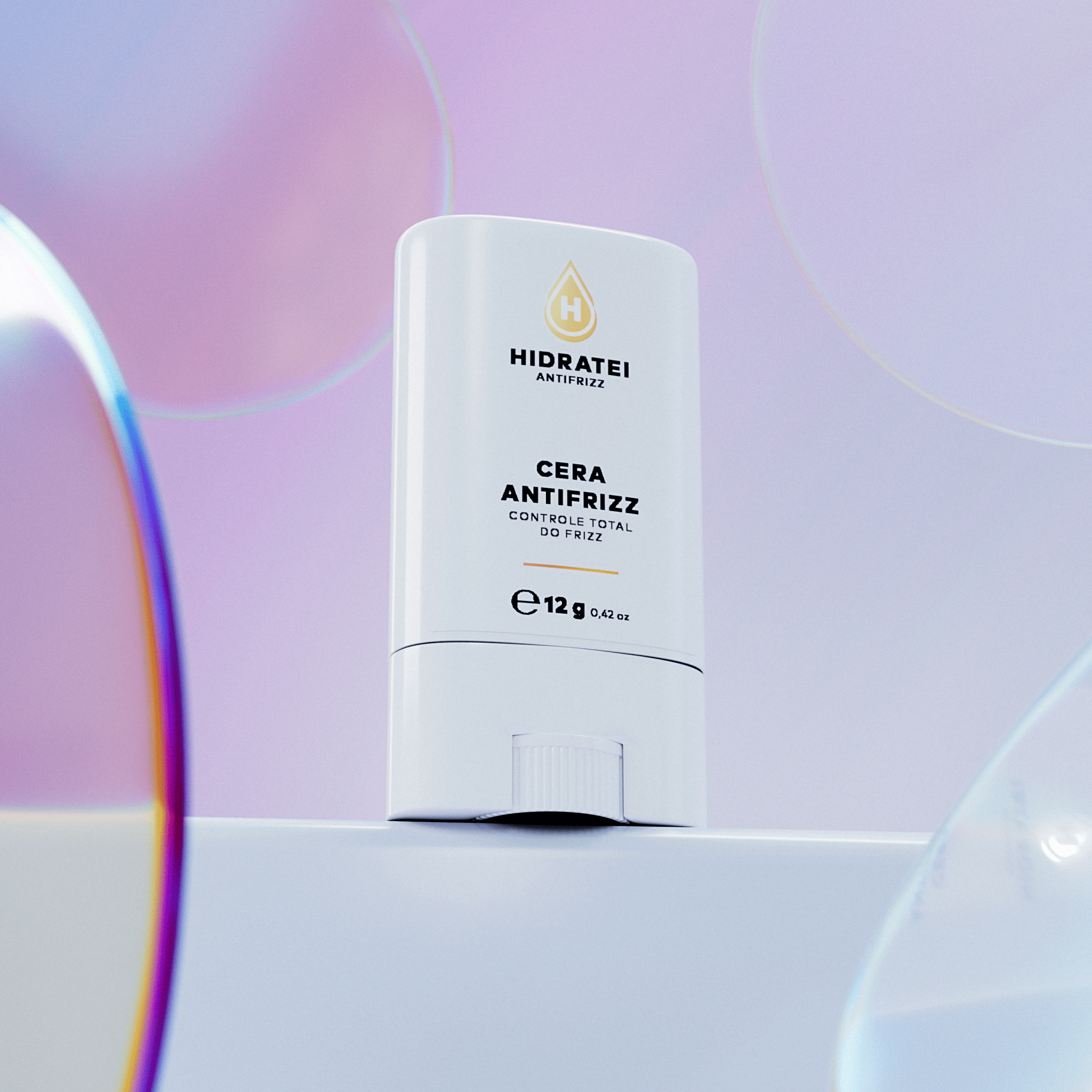 CERA STICK ANTIFRIZZ Hidratei 12g - Linha Antifrizz - Hidratei