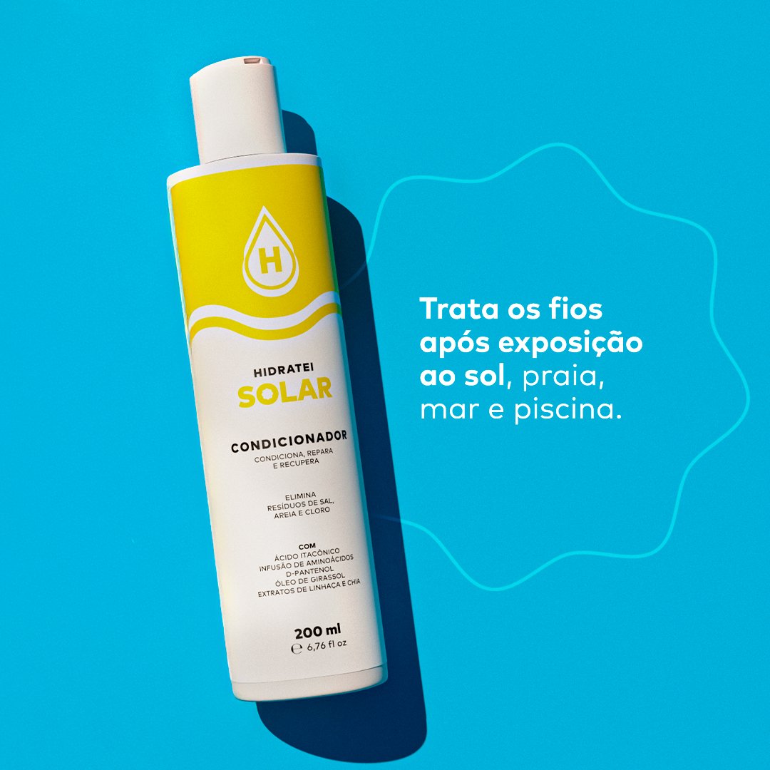 Condicionador Hidratei Solar – 200ml - Linha Solar - Hidratei