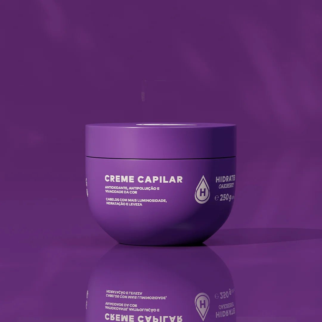 Creme Capilar Hidratei OAKBERRY 250g - HIDE - Hidratei