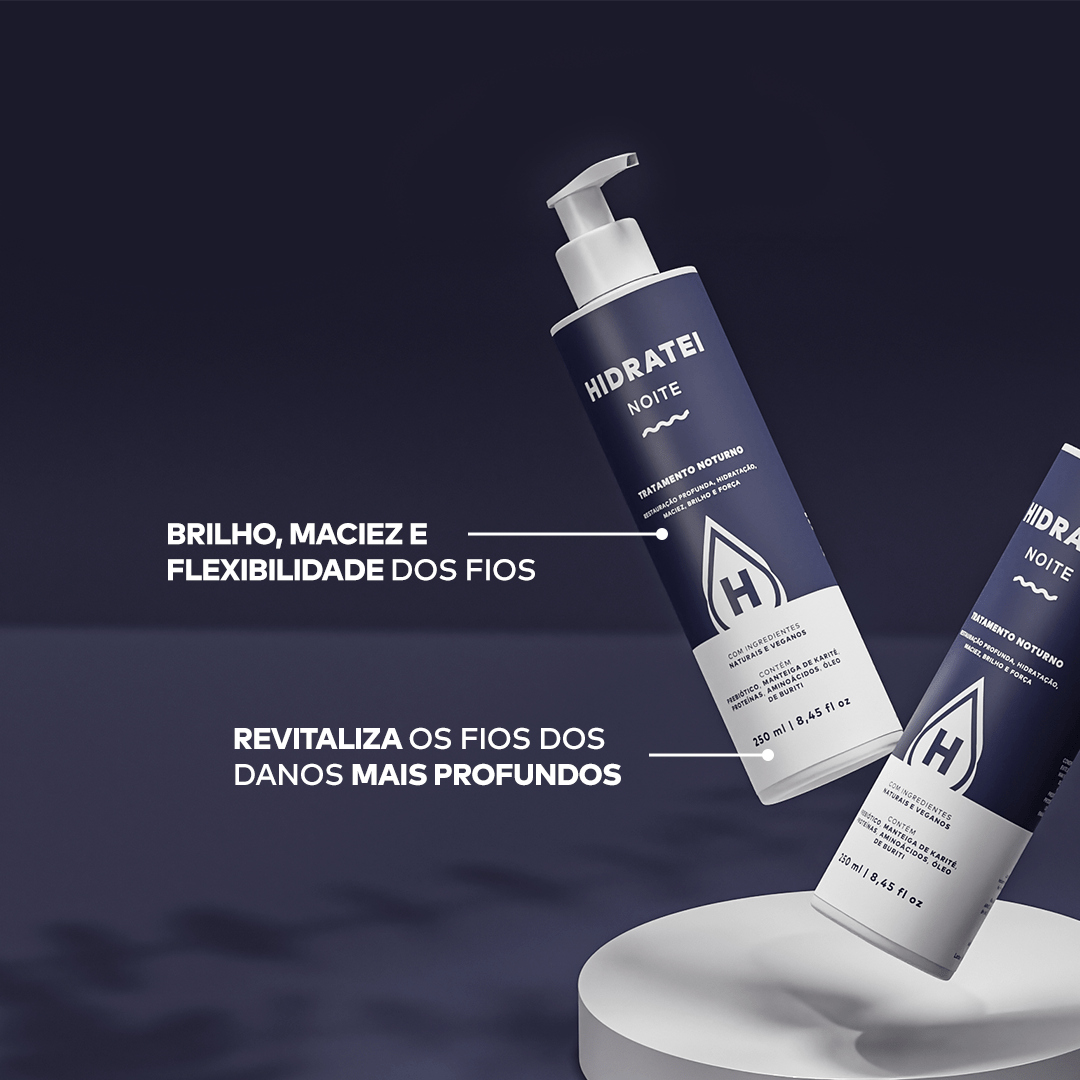 Hidratei Noite 250ml - Linha Noite - Hidratei