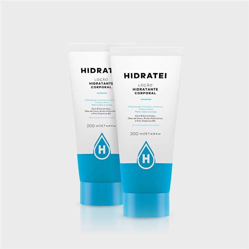 Kit 2 Loção Hidratante Corporal 200ml - Loção - Hidratei