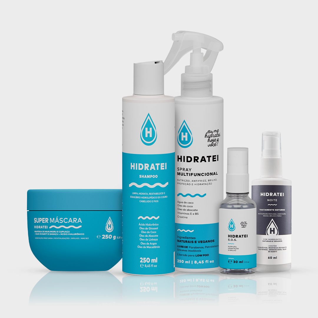 Kit Cronograma Capilar - Linha Multifuncional - Hidratei