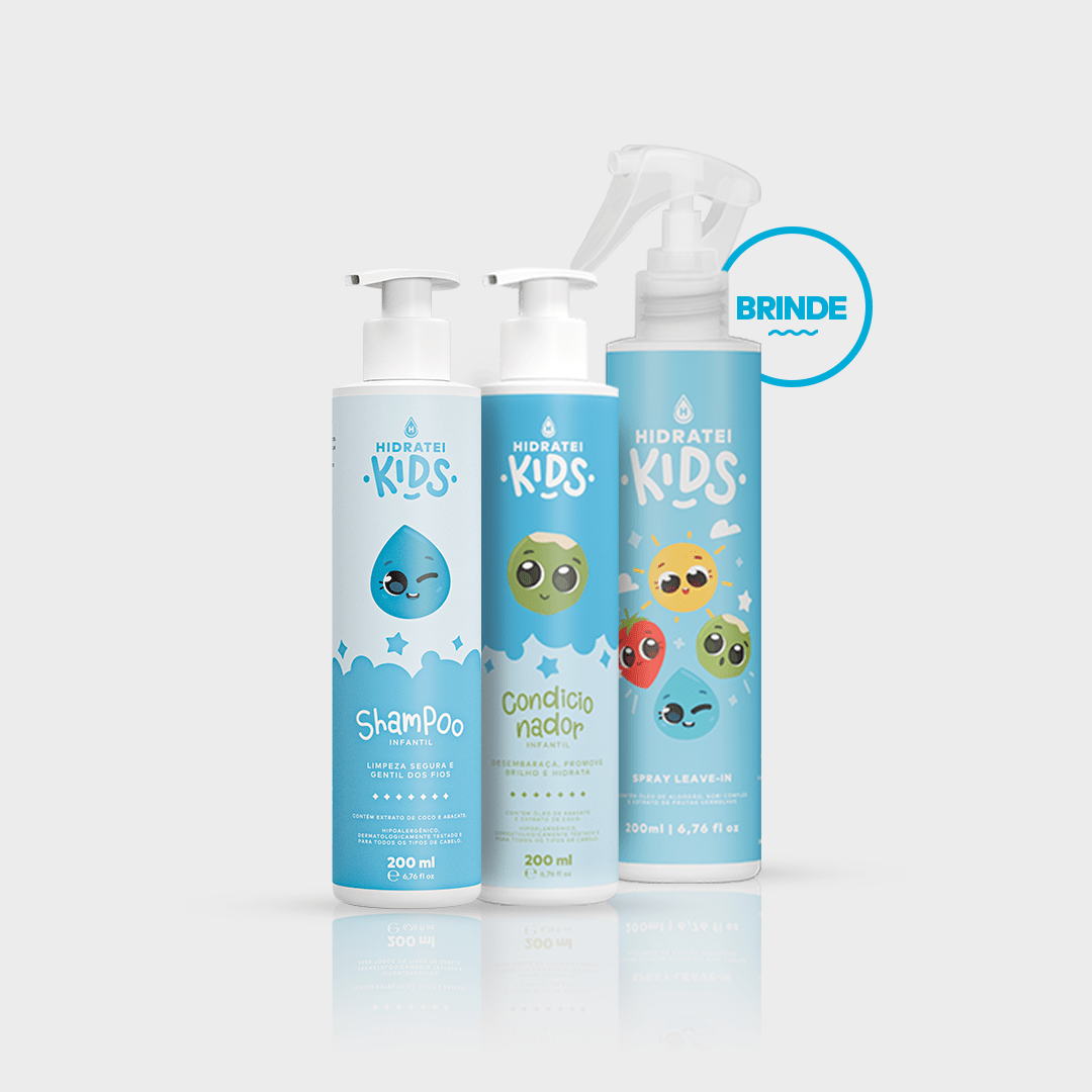 Kit Cuidado Diário Kids - Linha Kids - Hidratei