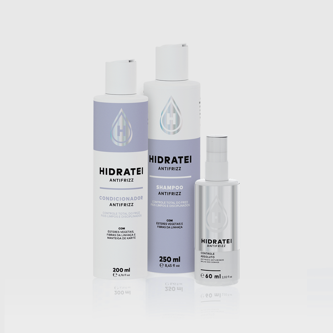 Kit Essencial Antifrizz - Linha Antifrizz - Hidratei