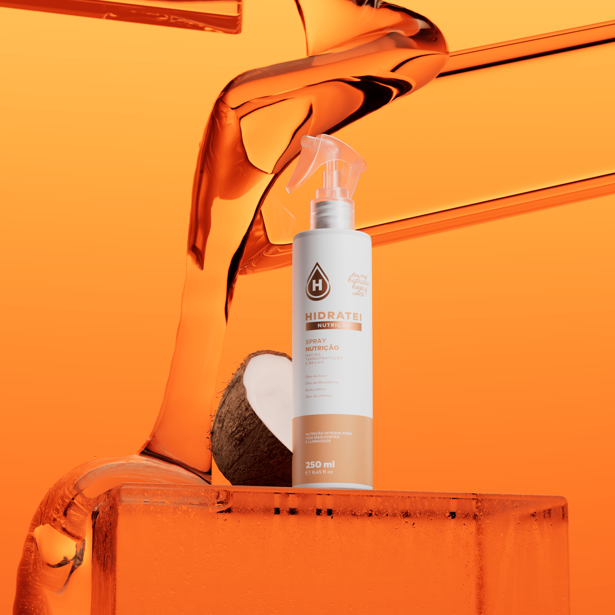 Kit Essencial Nutrição com Spray Nutri - Linha Nutrição - Hidratei