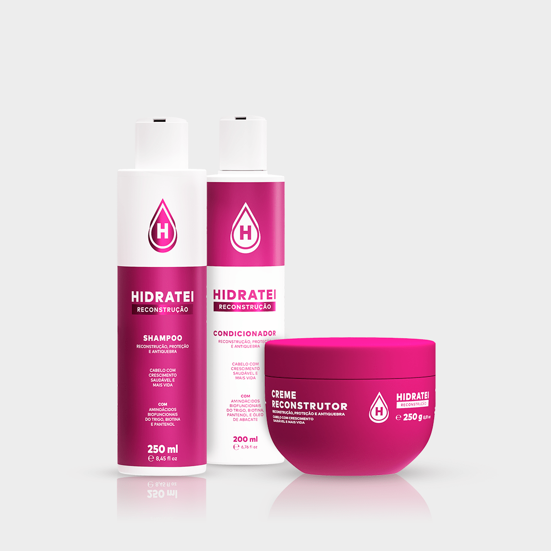 Kit Essencial Reconstrução - Linha Reconstrução - Hidratei