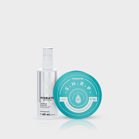 Kit Fios Disciplinados Edição Limitada - Linha SHRP e Linha Antifrizz - Hidratei