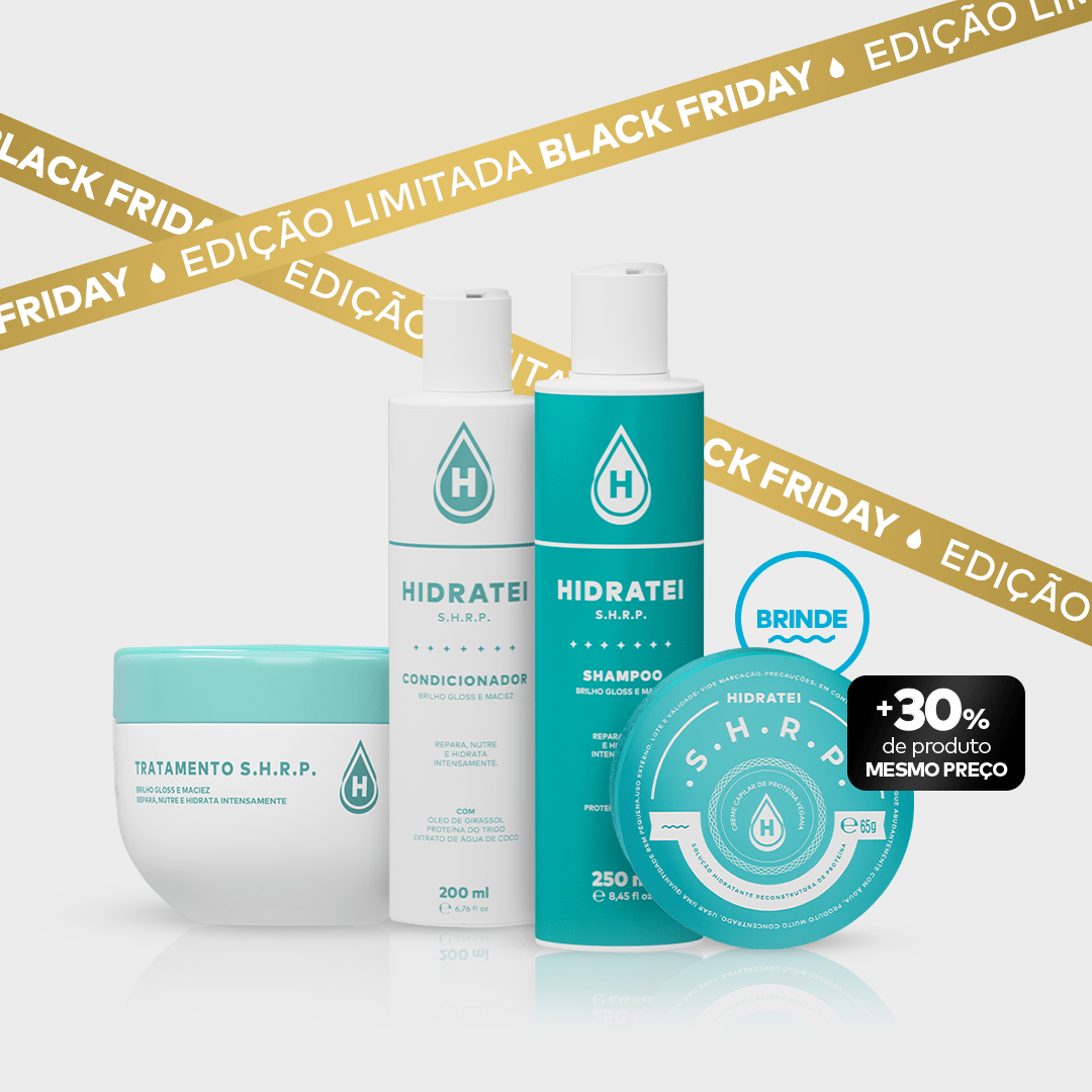 Kit Gloss + Proteína SHRP Grátis Edição Limitada - Linha SHRP - Hidratei