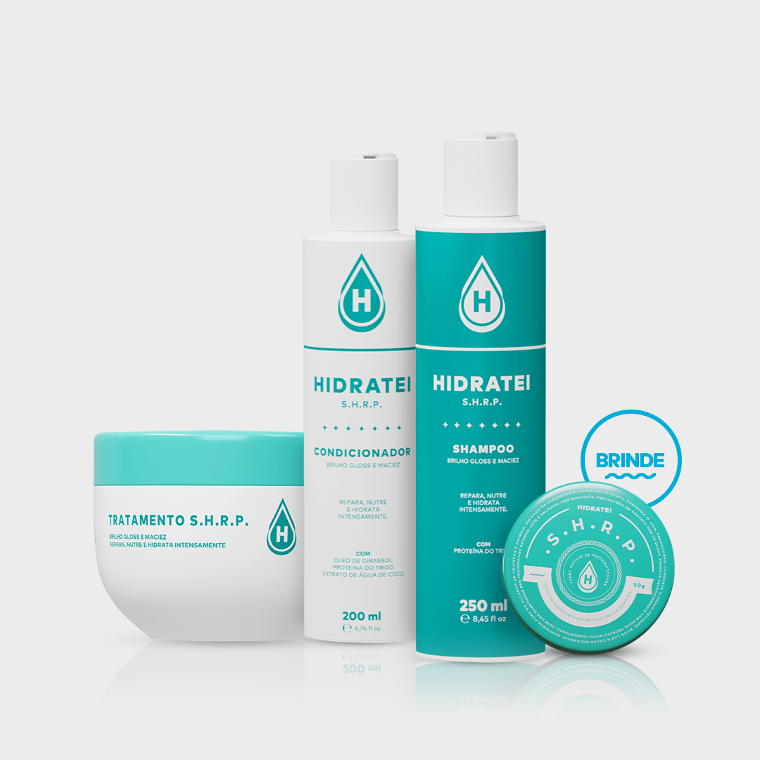 Kit Gloss + Proteína SHRP Grátis - Linha SHRP - Hidratei