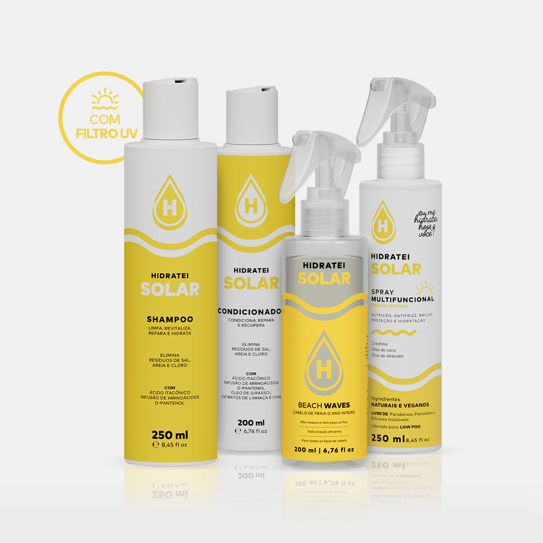 Kit Hidratei Solar - Linha Solar - Hidratei