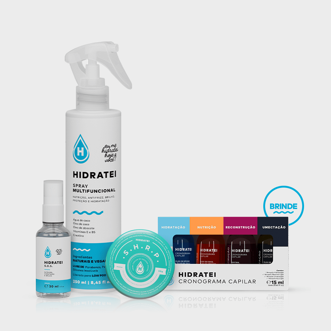 Kit Leave - in + SOS + SHRP (Ganhe Cronograma Capilar) - Kits Especiais - Hidratei