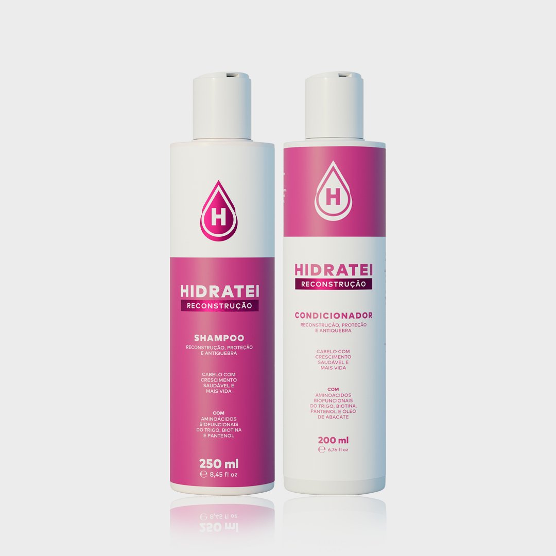 Kit Limpeza Reconstrução - Linha Reconstrução - Hidratei