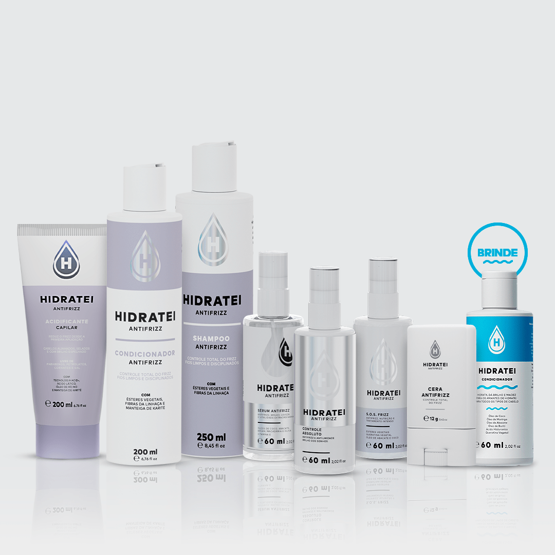 Kit Linha Completa Antifrizz - Linha Antifrizz - Hidratei