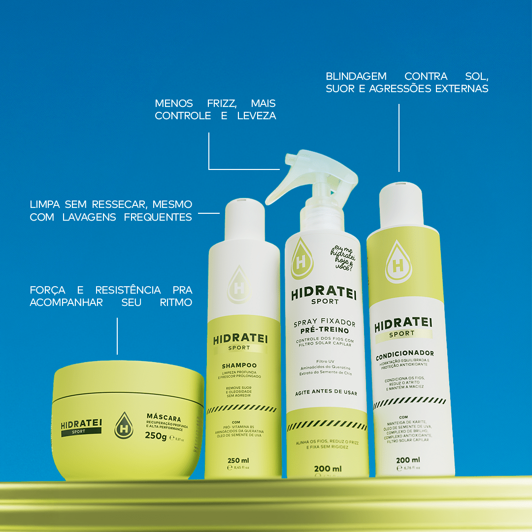 Kit Linha Completa Sport - Linha Sport - Hidratei