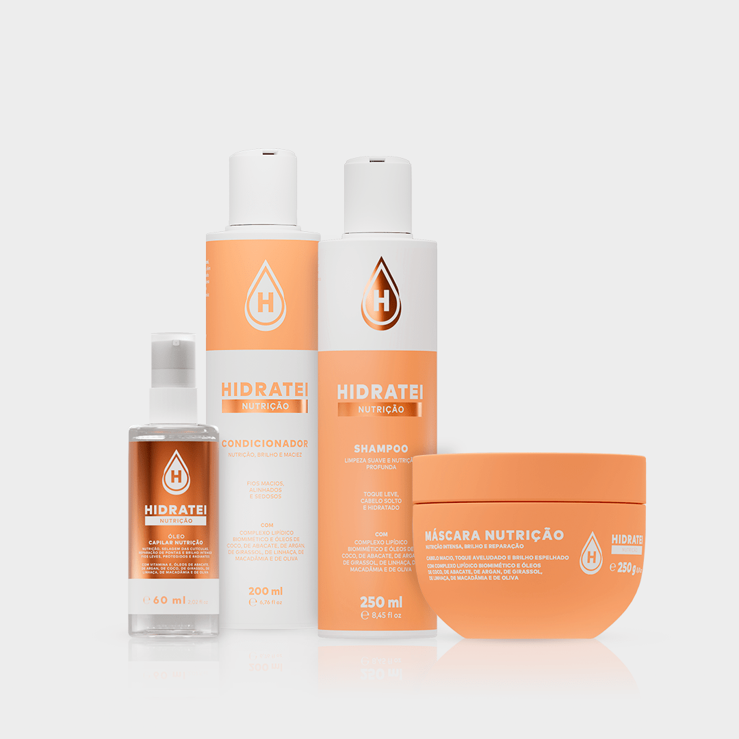 Kit Linha Nutrição Completa - Linha Nutrição - Hidratei