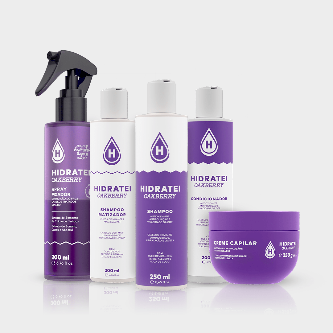 Kit Loiro Perfeito OAKBERRY - Linha Oakberry - Hidratei