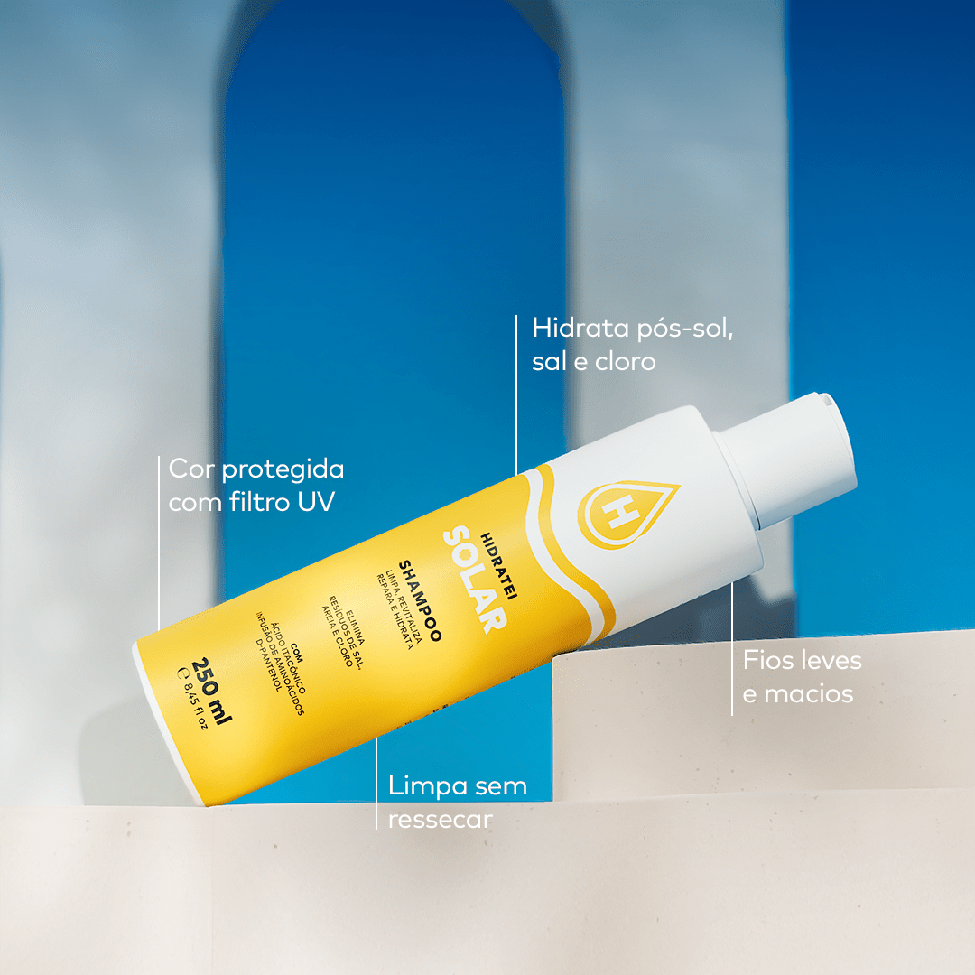 Kit Pós - Sol Sem Danos com Óleo Nutrição Grátis - Linha Solar - Hidratei