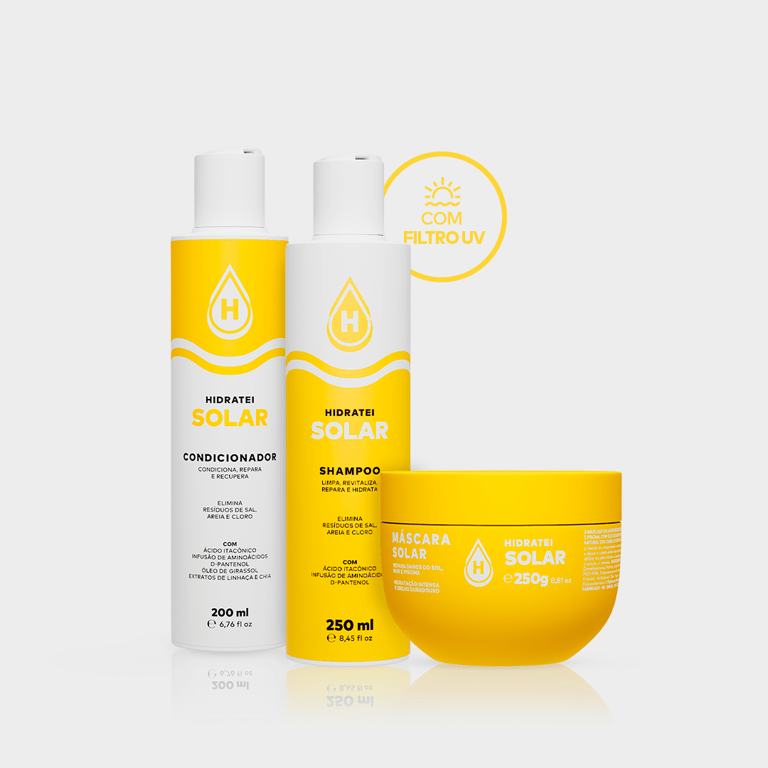 Kit Pós - Sol Sem Danos - Linha Solar - Hidratei