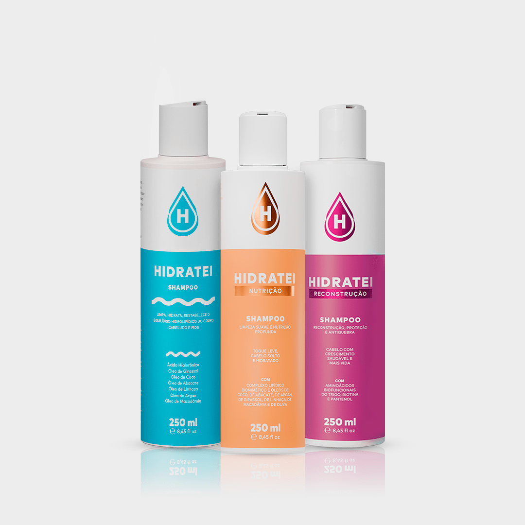 Kit Shampoo Cronograma Capilar - Kits Especiais - Hidratei