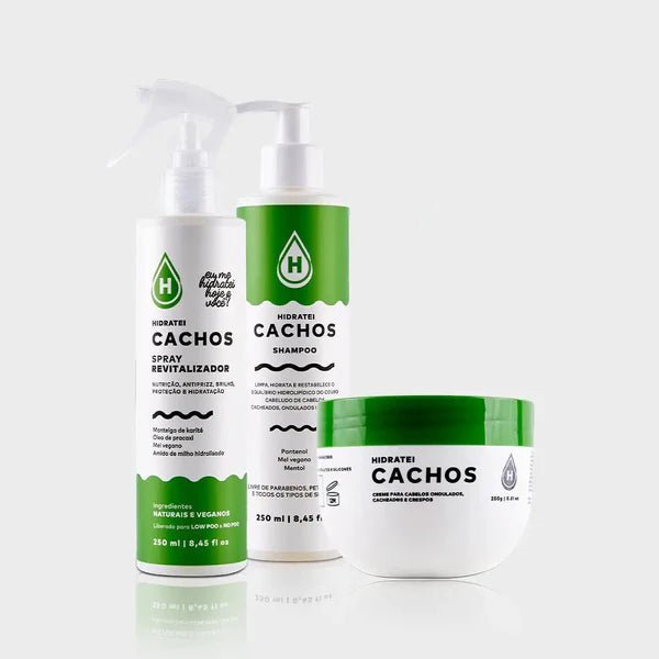 Kit Tratamento Cachos - Kits Cachos - Hidratei
