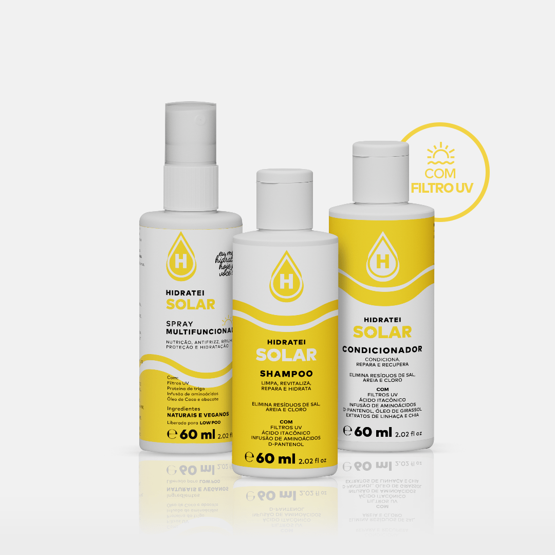 Kit Travel Size Linha Solar - Linha Solar - Hidratei