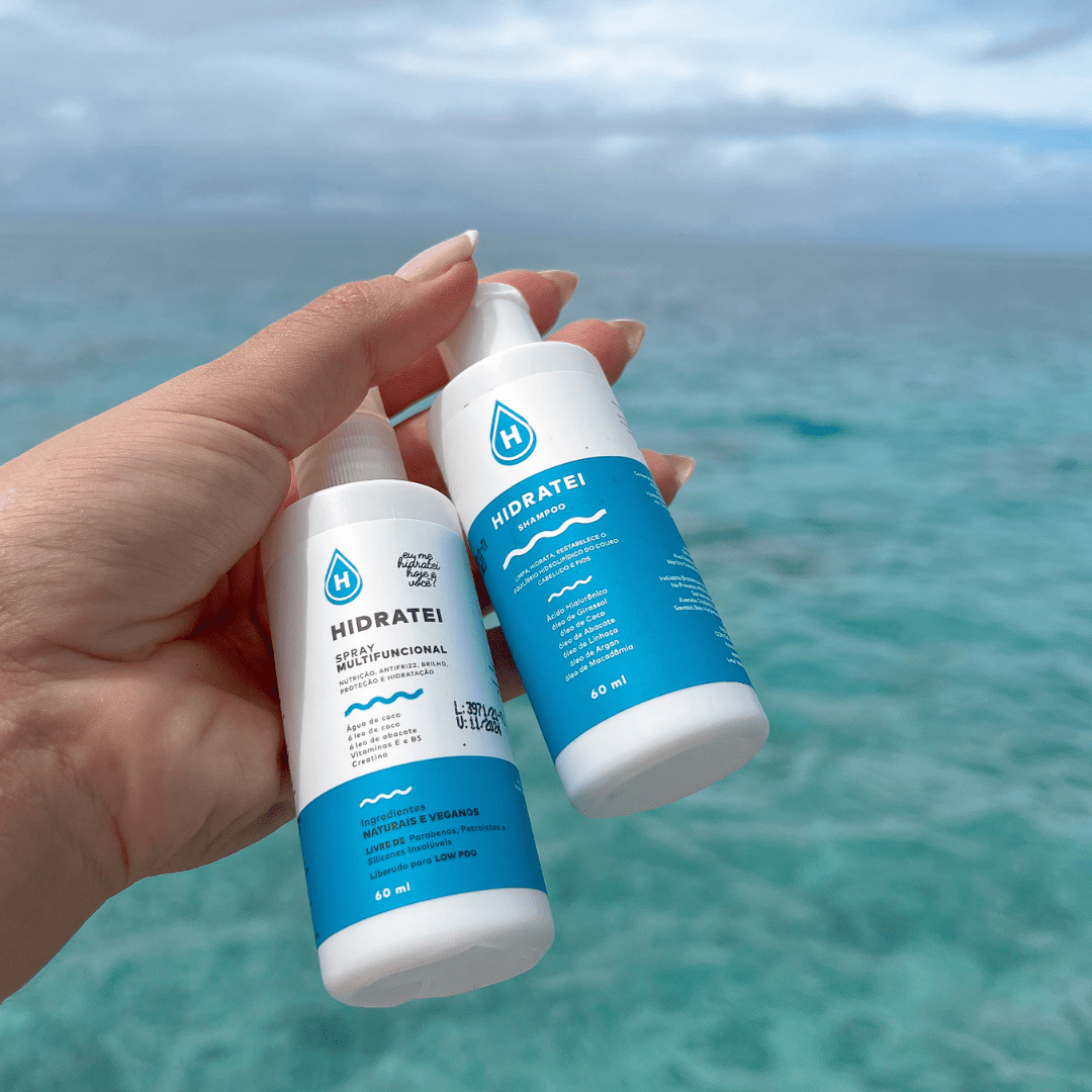 Leave-in + Kit Travel Size de Brinde - Linha Tradicional - Hidratei