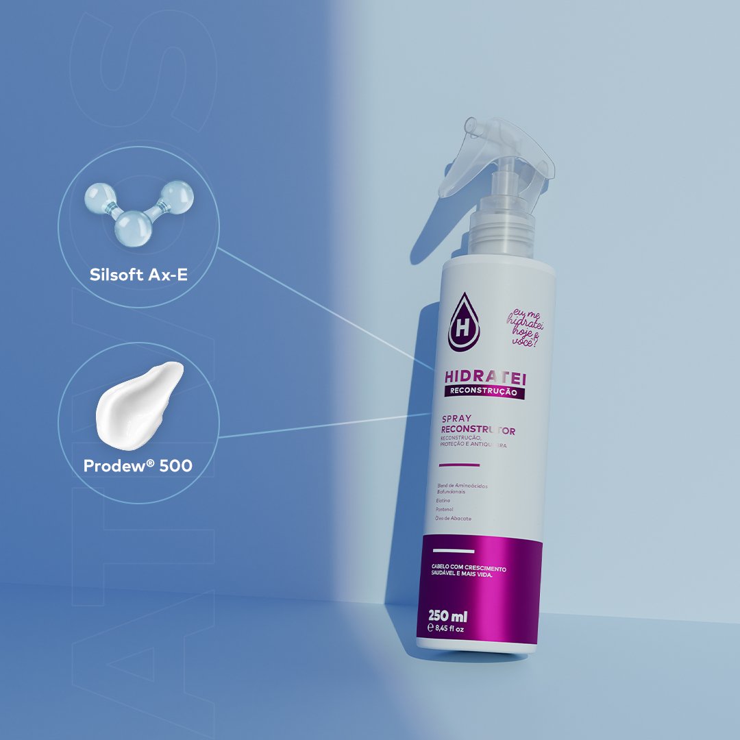 Leave - In Spray Reconstrução - Linha Reconstrução - Hidratei