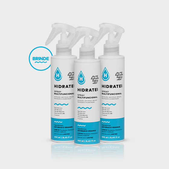 Leve 3 Pague 2 Spray Multifuncional - Linha Multifuncional - Hidratei