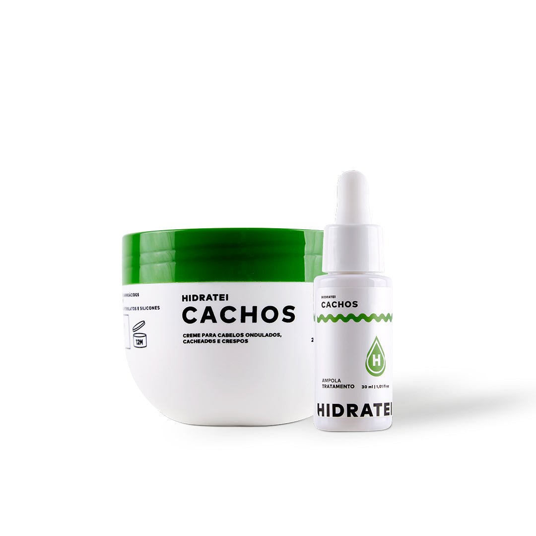 Máscara Cachos + Booster Tratamento - Linha Cachos - Hidratei