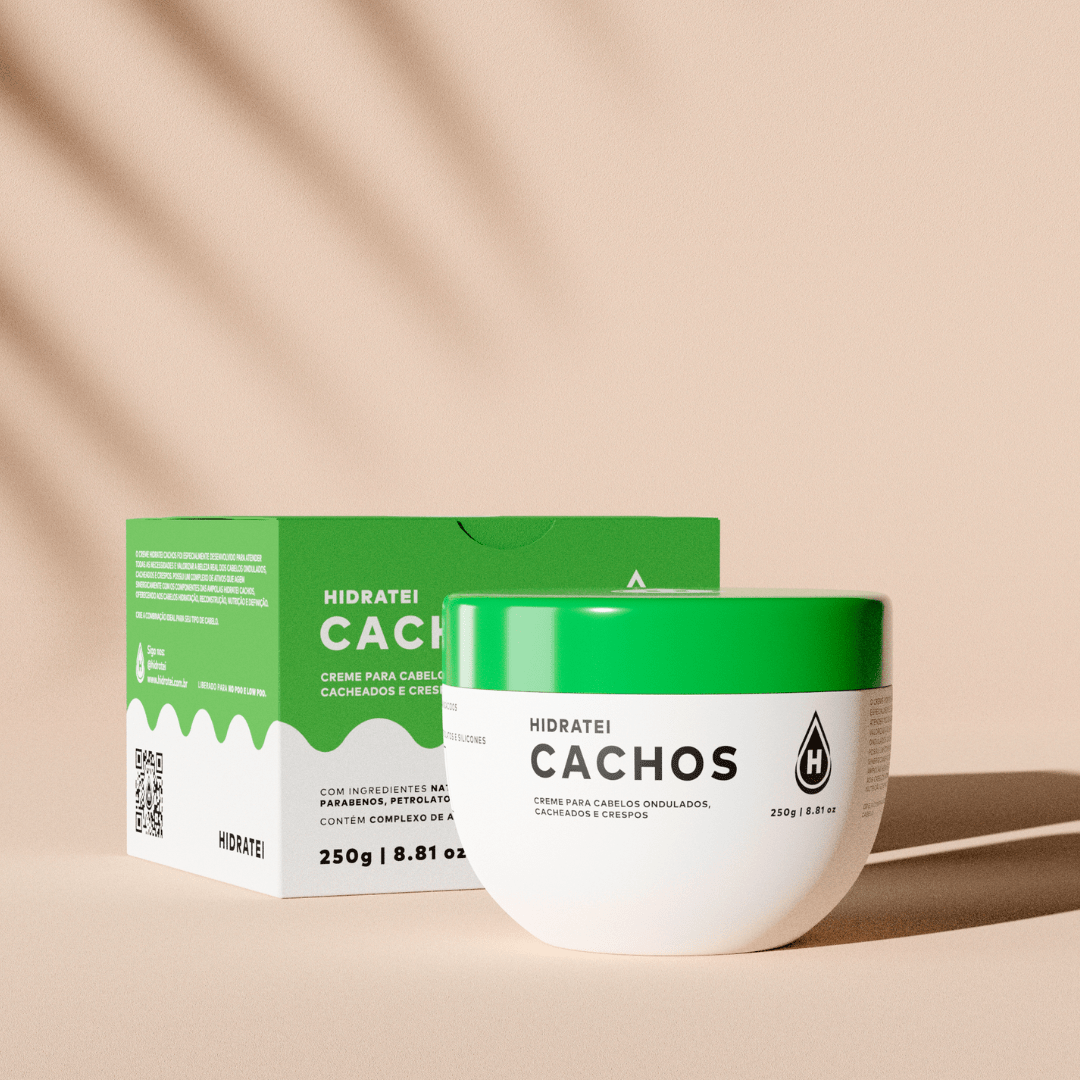 Máscara Cachos + Booster Tratamento - Linha Cachos - Hidratei