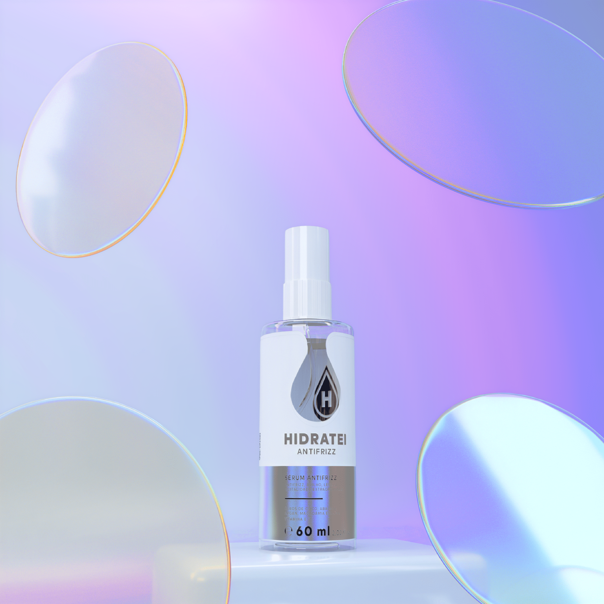 Sérum Antifrizz Óleo Finalizador 60ml - Linha Antifrizz - Hidratei