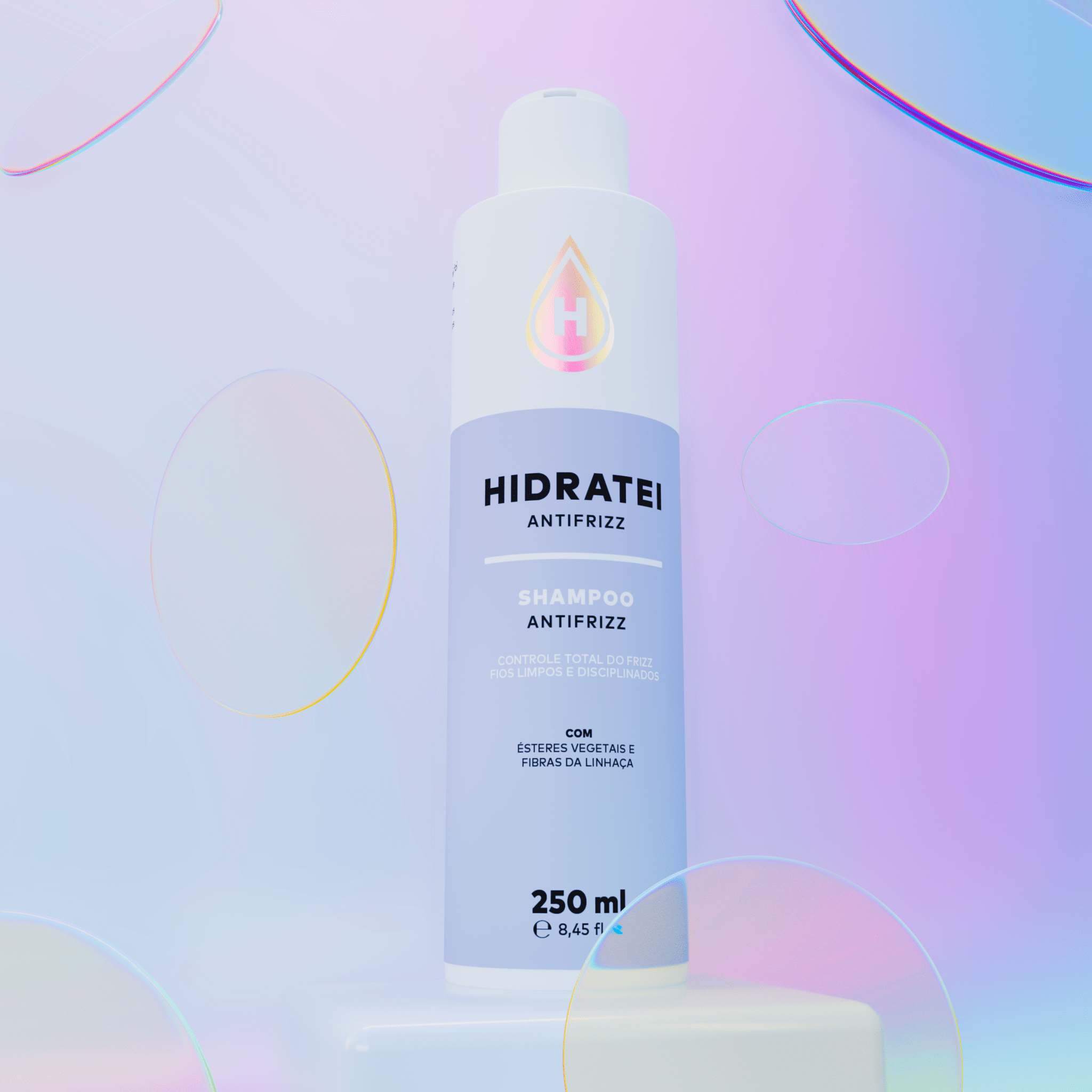 Shampoo Antifrizz 250ml - Linha Antifrizz - Hidratei