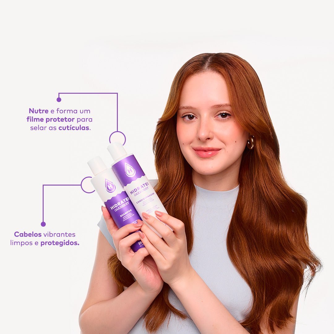 Shampoo Hidratei OAKBERRY 250ml - Linha Oakberry - Hidratei