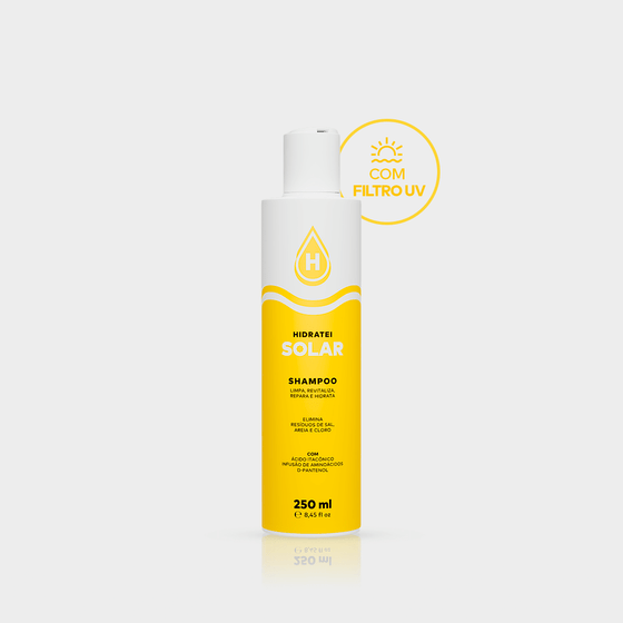Shampoo Solar 250ml - Linha Solar - Hidratei