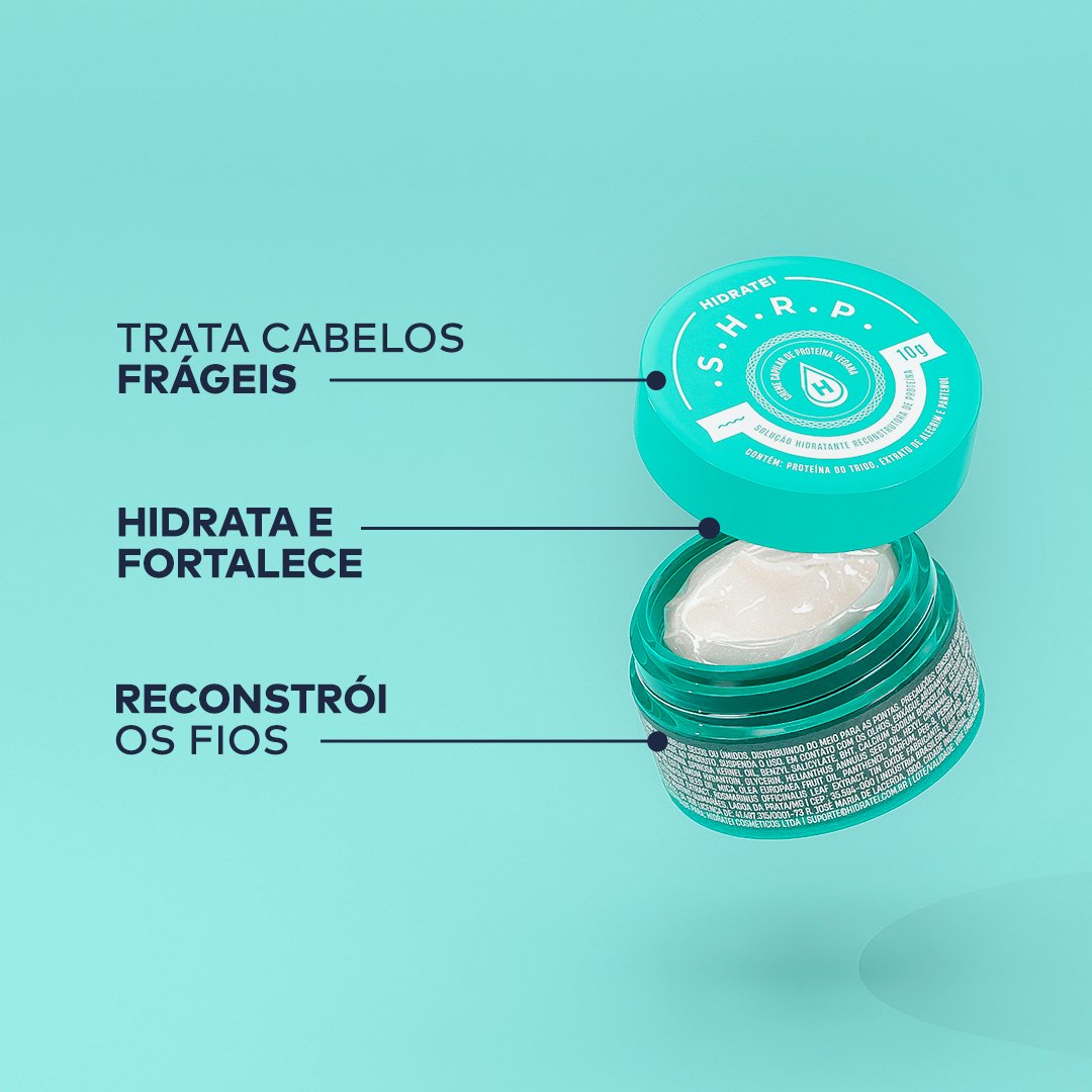 SHRP travel size 10G - Linha Tradicional - Hidratei