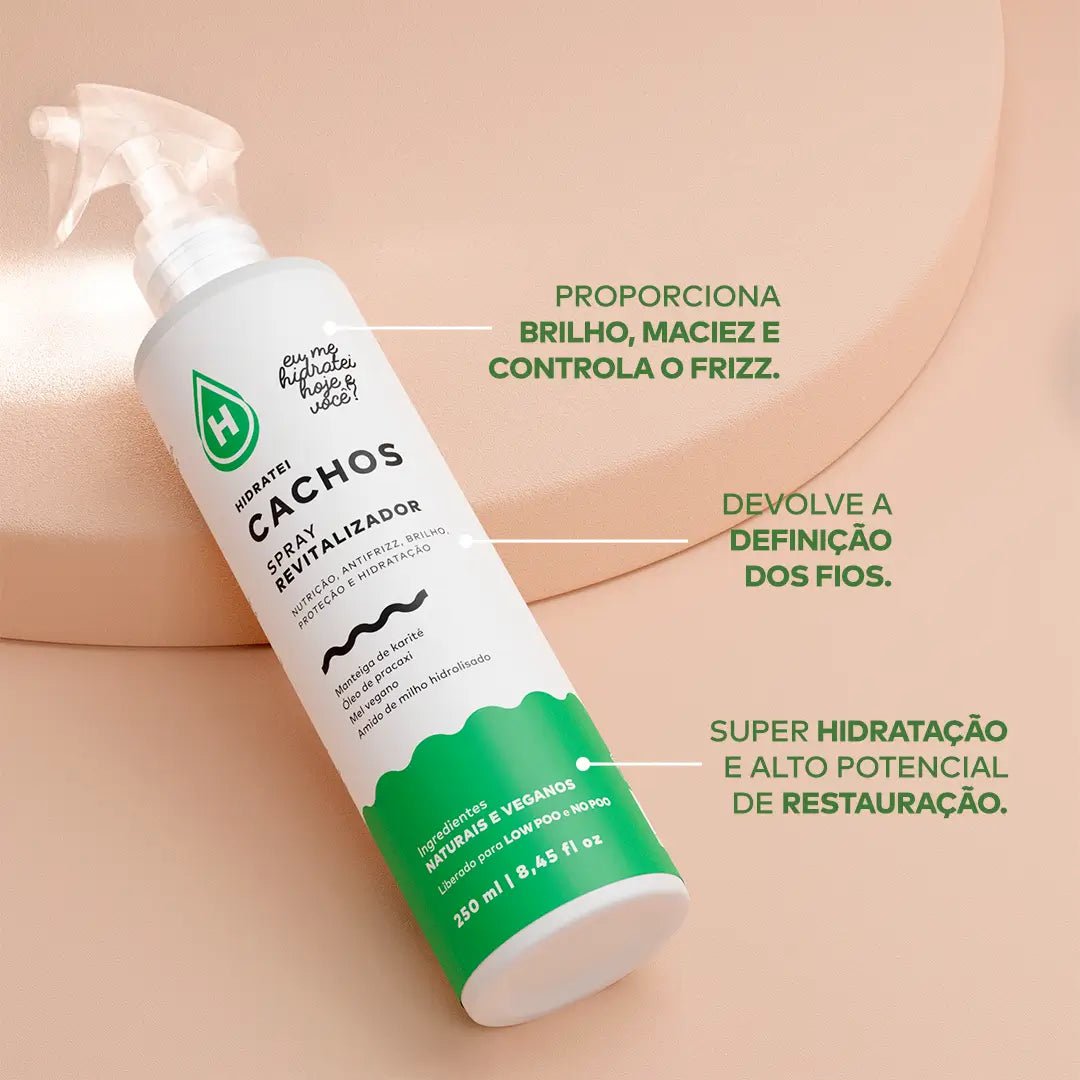 Spray Revitalizador 250ml - Linha Tradicional - Hidratei