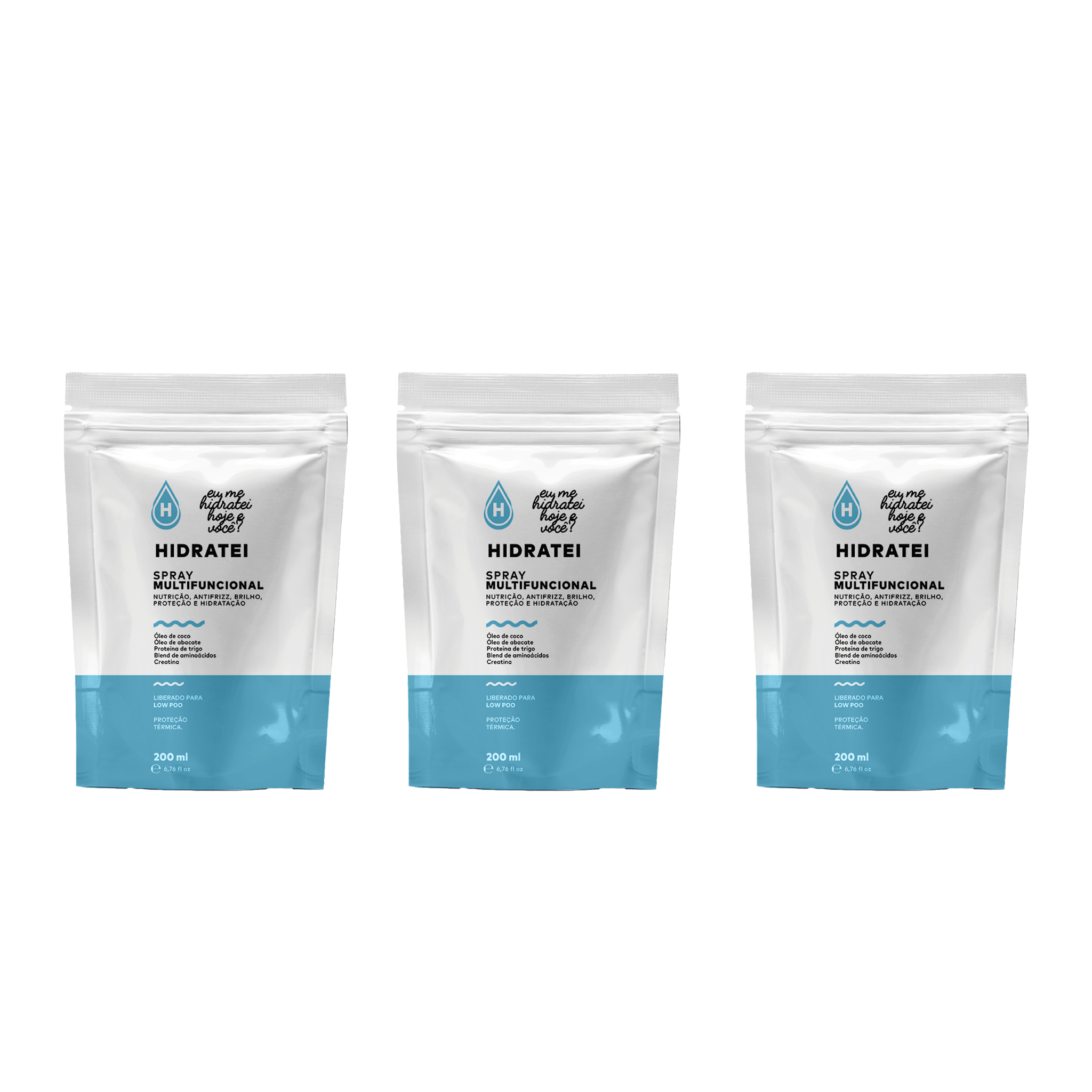 Kit 3 Refis Spray Leave-in Multifuncional
