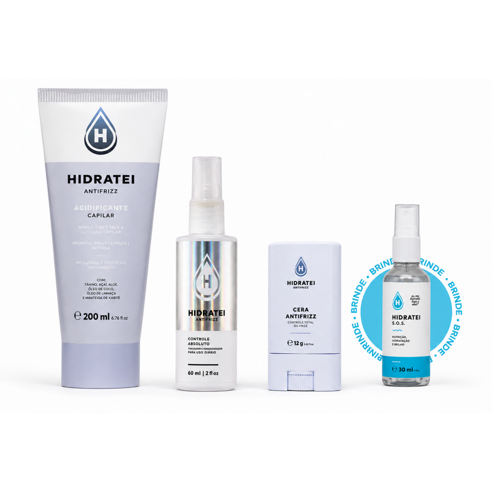 Kit Trio Antifrizz | Ganhe SOS Máscara Líquida 30ml