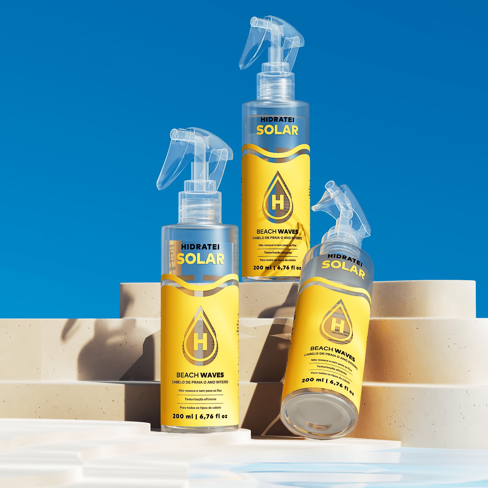 Beach Waves 200ml - Linha Solar - Hidratei