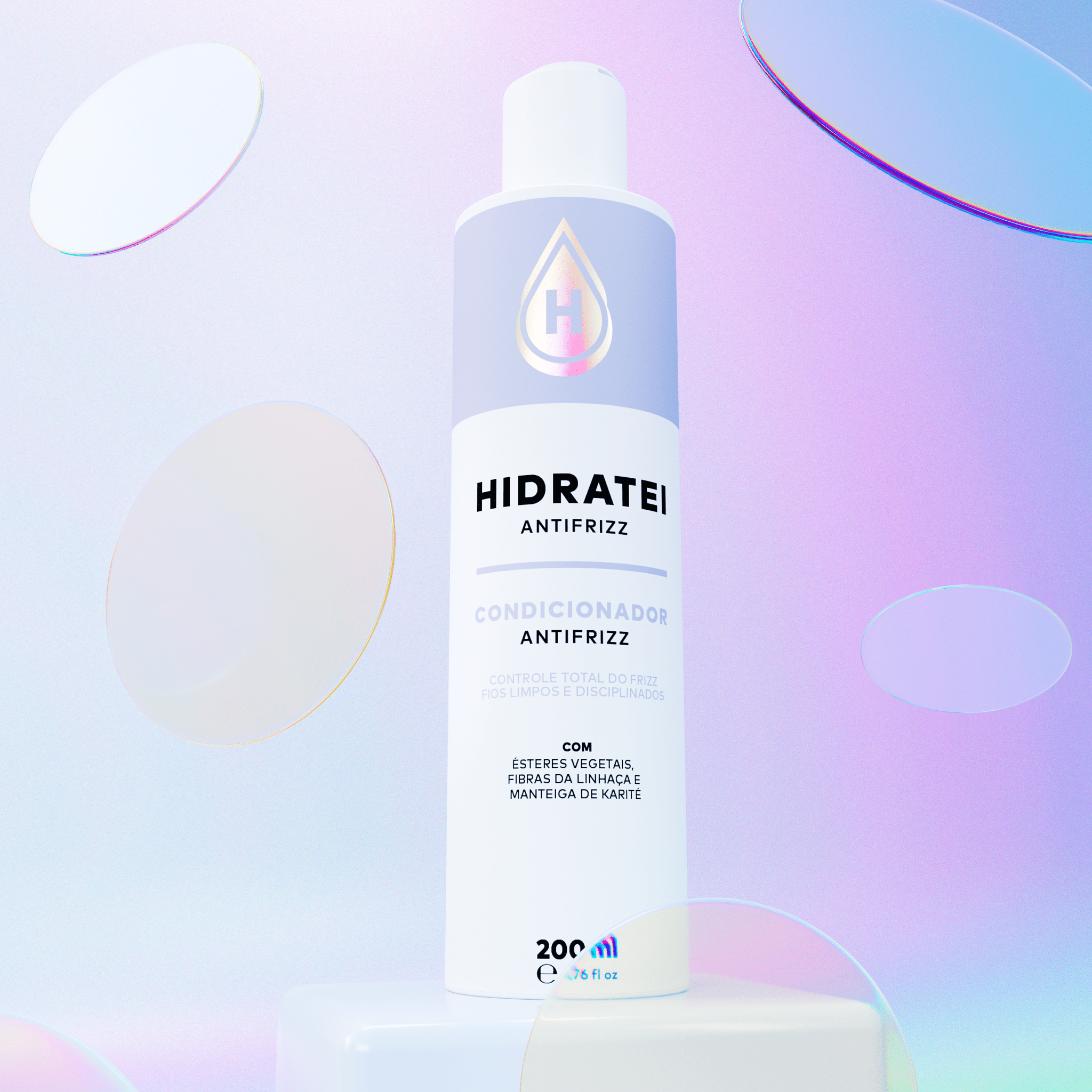 Condicionador Antifrizz 200ml - Linha Antifrizz - Hidratei