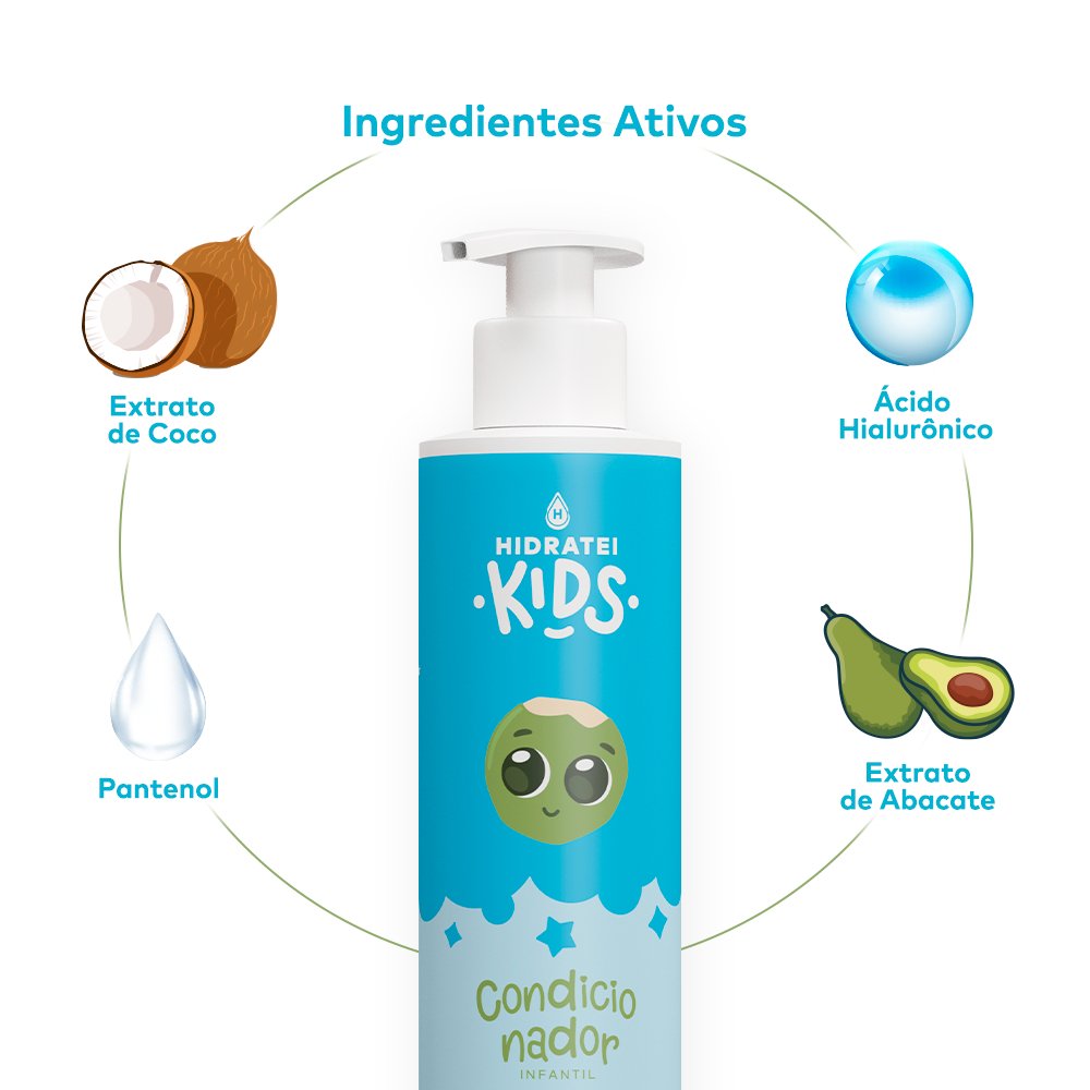 Condicionador Kids - Linha Infantil - Hidratei