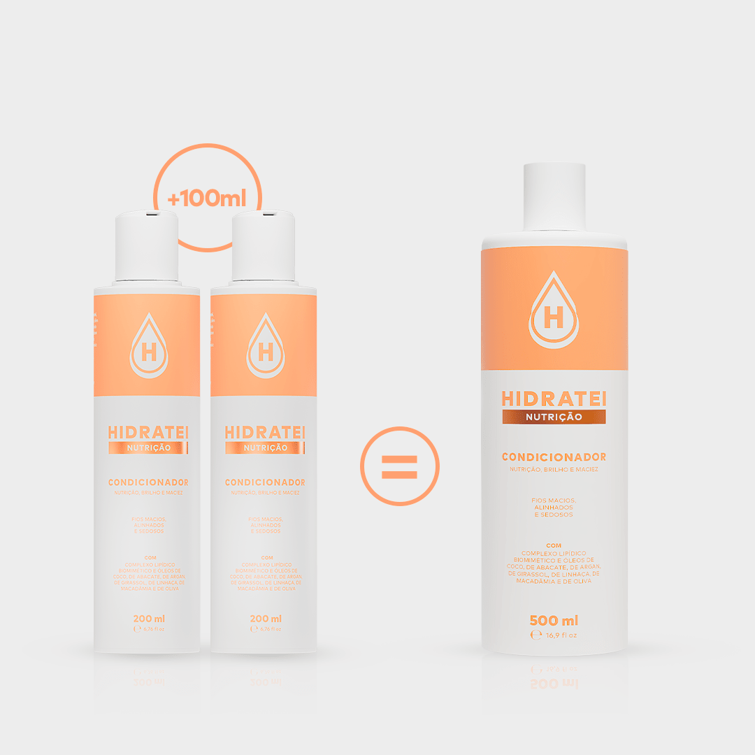Condicionador Nutrição 500ml - Linha Nutrição - Hidratei