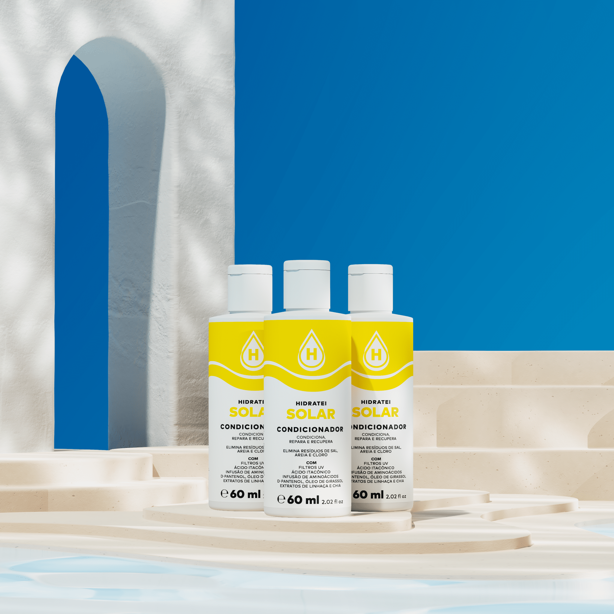 Condicionador Solar Travel Size 60ml - Linha Solar - Hidratei