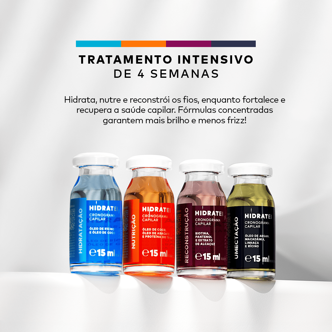 Cronograma Capilar Hidratei - Kit - Hidratei