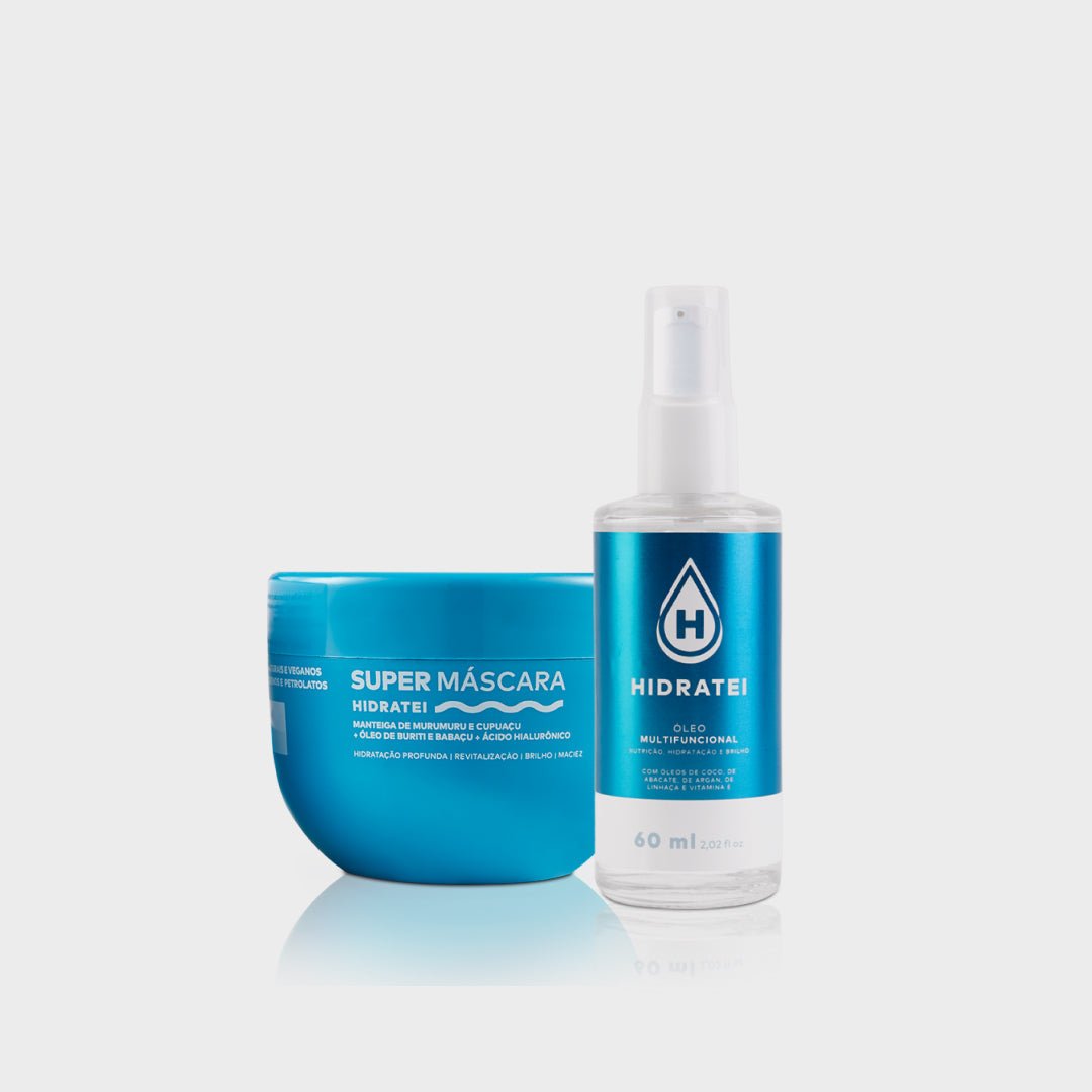 Kit Super Máscara e Óleo Multifuncional | Hidratei