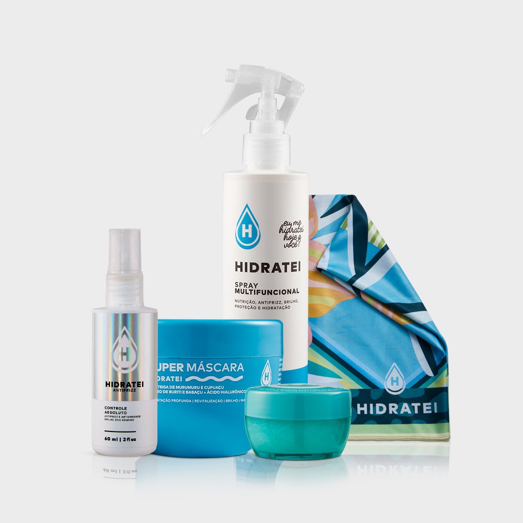 Hidratei Spray + SHRP + Máscara + Controle Absoluto + Canga - Hidratei